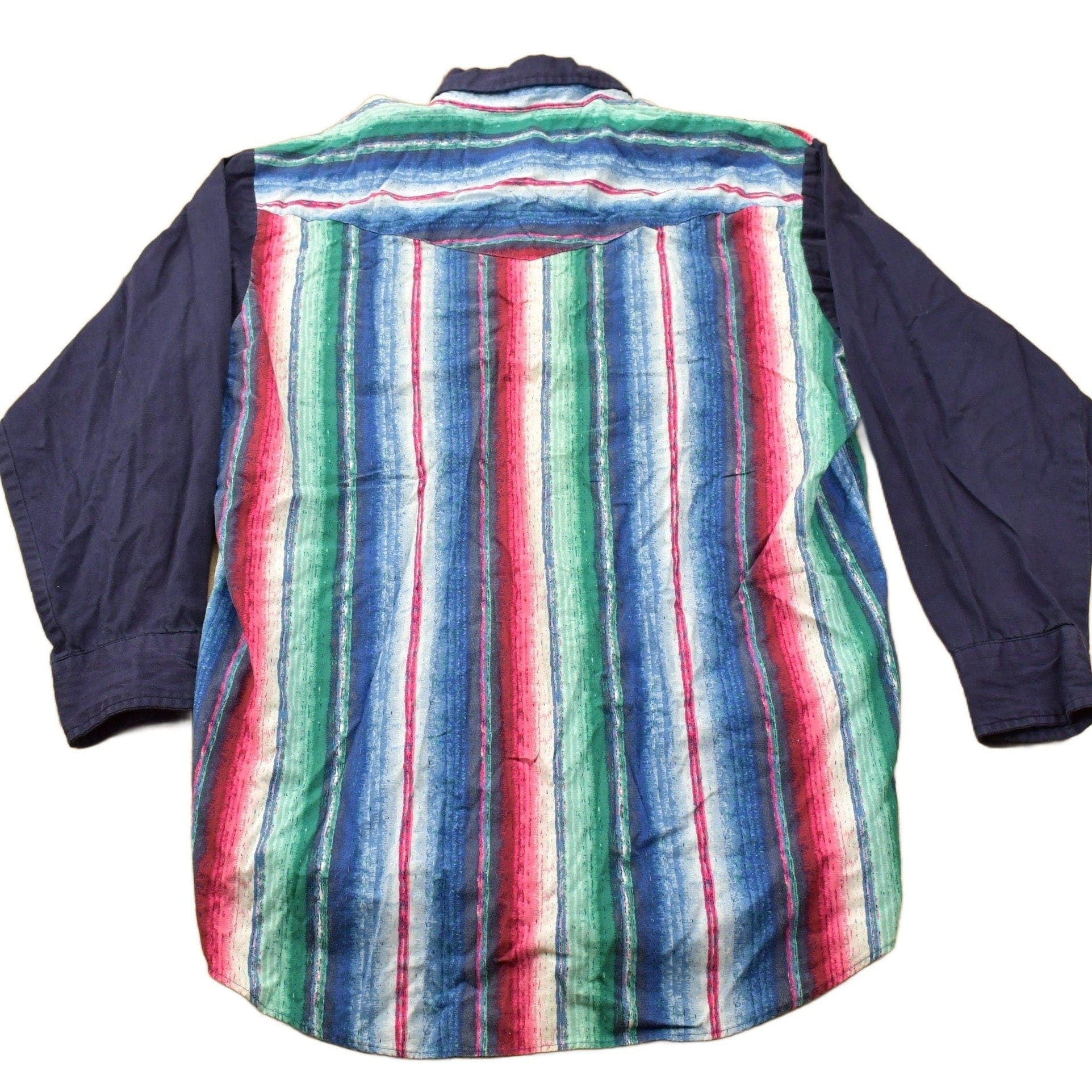 Vintage 1990s Lone Roo Roper Western Button Up Shirt Men's XL from propervintagecanada