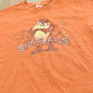 Vintage 1990s Looney Toons Six Flags Tasmanian Devil Graphic T Shirt Men's S from propervintagecanada