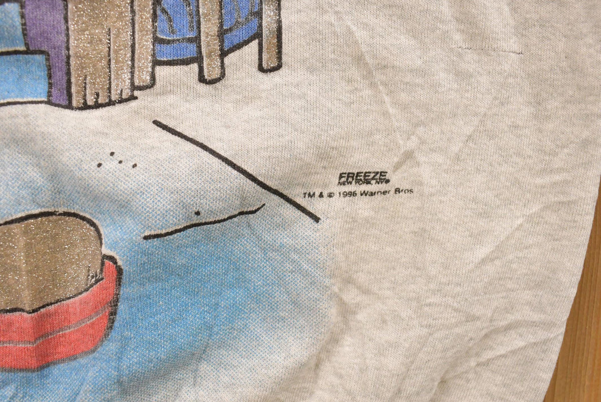 Vintage 1990s Looney Tunes Back off Buddy Crewneck Sweatshirt Men's XL from propervintagecanada