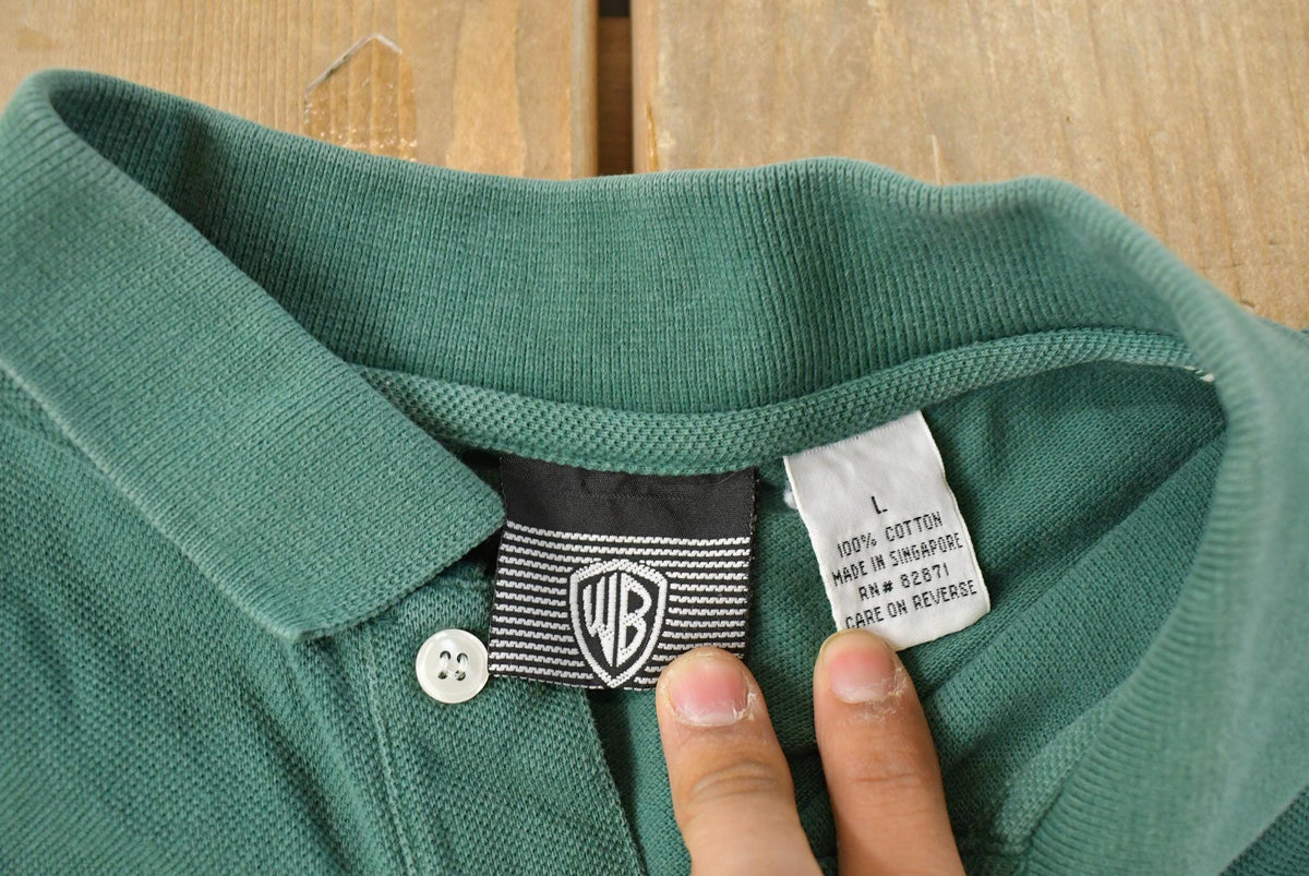 Vintage 1990s Looney Tunes Bugs Bunny Polo Shirt Men's Large from propervintagecanada