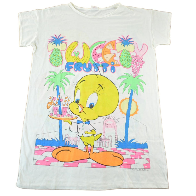 Vintage 1990s Looney Tunes Cartoon Promo Sleeping T-Shirt Men's Large from propervintagecanada