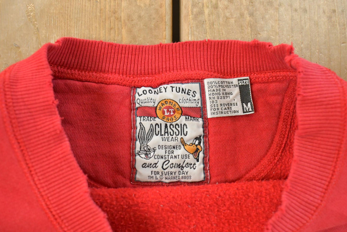 Vintage 1990s Looney Tunes Crewneck Sweatshirt Men's M from propervintagecanada