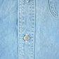 Vintage 1990s Looney Tunes Daffy Duck Denim Button Up Shirt Men's Large from propervintagecanada