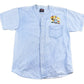 Vintage 1990s Looney Tunes Embroidered Button Up Denim Shirt Men's Medium from propervintagecanada