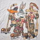 Vintage 1990s Looney Tunes Hockey Graphic T-Shirt Men's 2XL from propervintagecanada