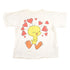 Vintage 1990s Looney Tunes Tweety Bird Hearts T Shirt Women&