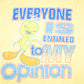 Vintage 1990s Looney Tunes Tweety Bird My Opinion Souvenir T-Shirt Women's XXL from propervintagecanada