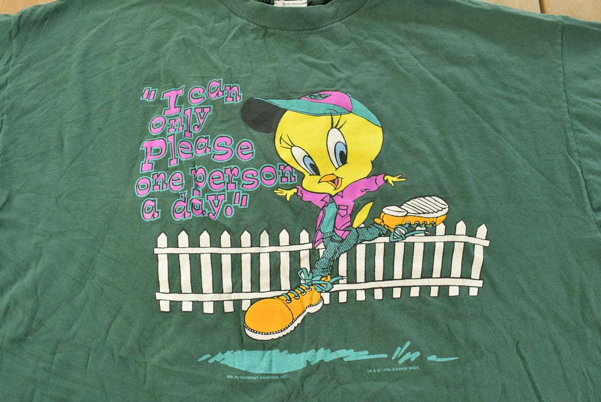 Vintage 1990s Looney Tunes Tweety Bird T-Shirt Men's 3X from propervintagecanada