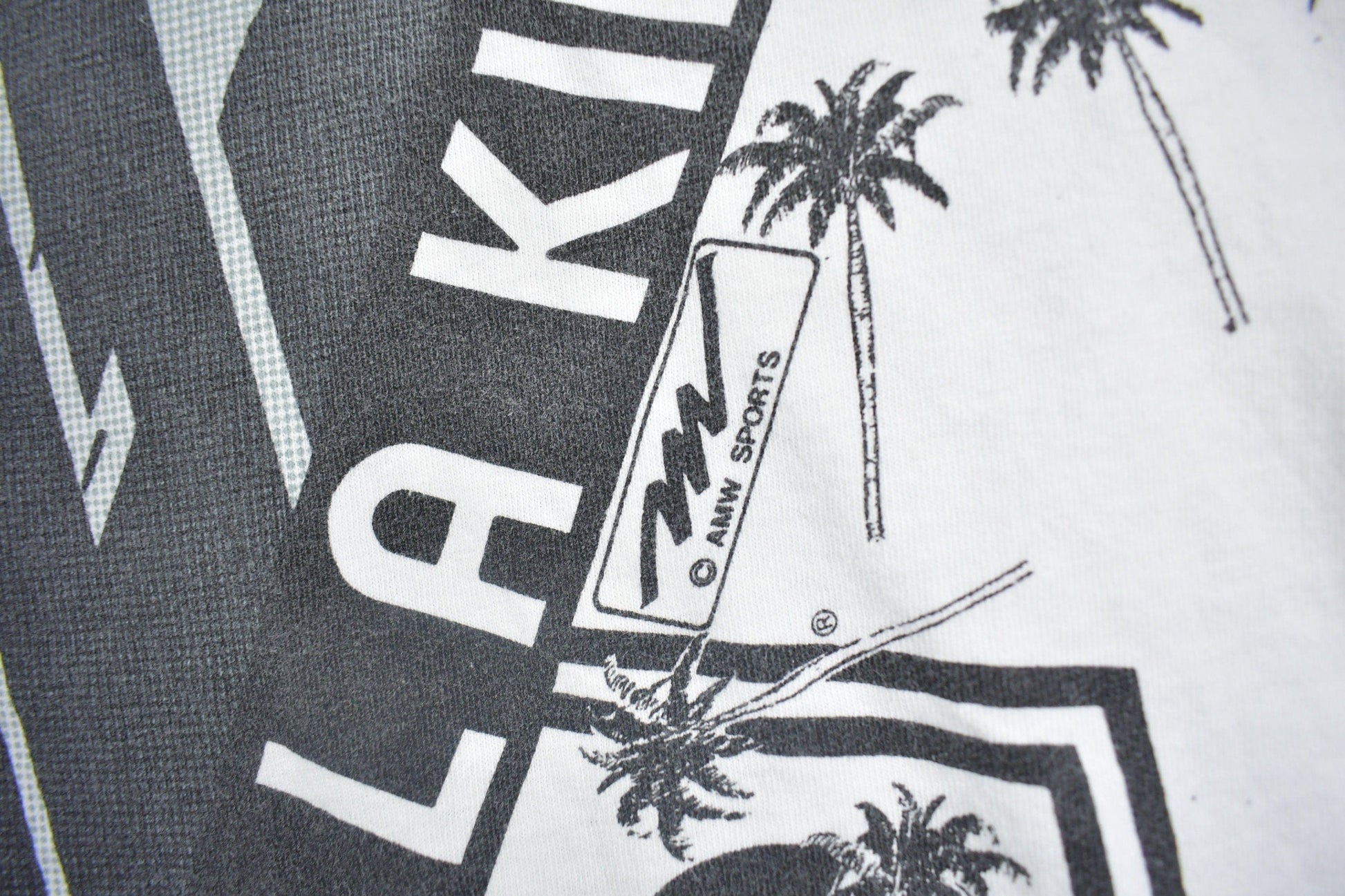 Vintage 1990s Los Angeles Kings NHL All Over Print Graphic T-Shirt Men's 2XL from propervintagecanada