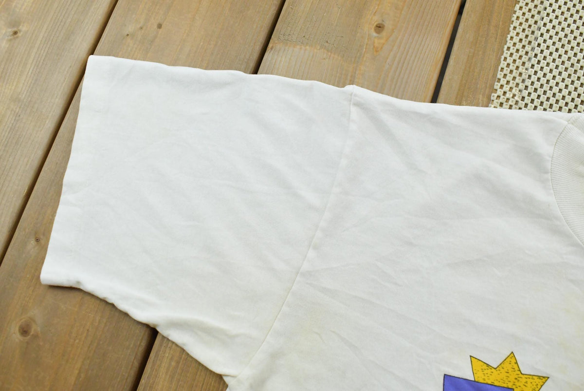 Vintage 1990s Los Angeles Saxophone Music T-Shirt Men's L from propervintagecanada