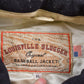Vintage 1990s Louisville Slugger Baseball Wool With Leather Sleeves Varsity Jacket Cooper Collection Men's XL from propervintagecanada