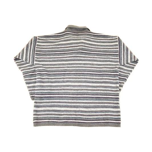 Vintage 1990s LTD Jeanswear Quarter Button Knit Sweater Men's L from propervintagecanada