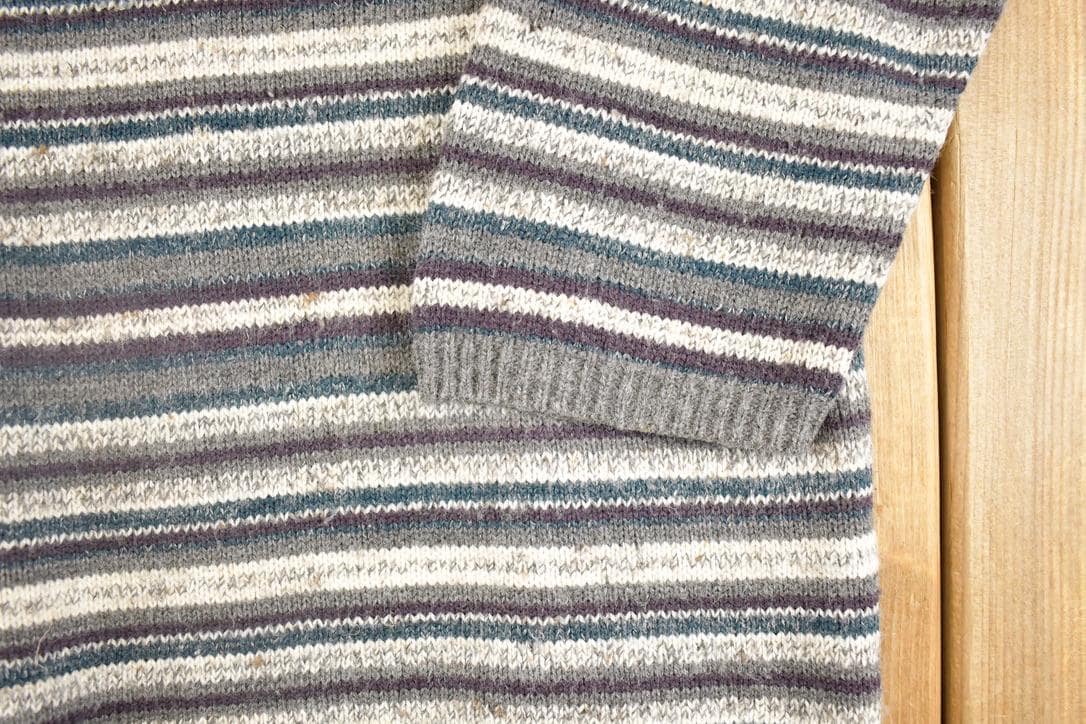 Vintage 1990s LTD Jeanswear Quarter Button Knit Sweater Men's L from propervintagecanada