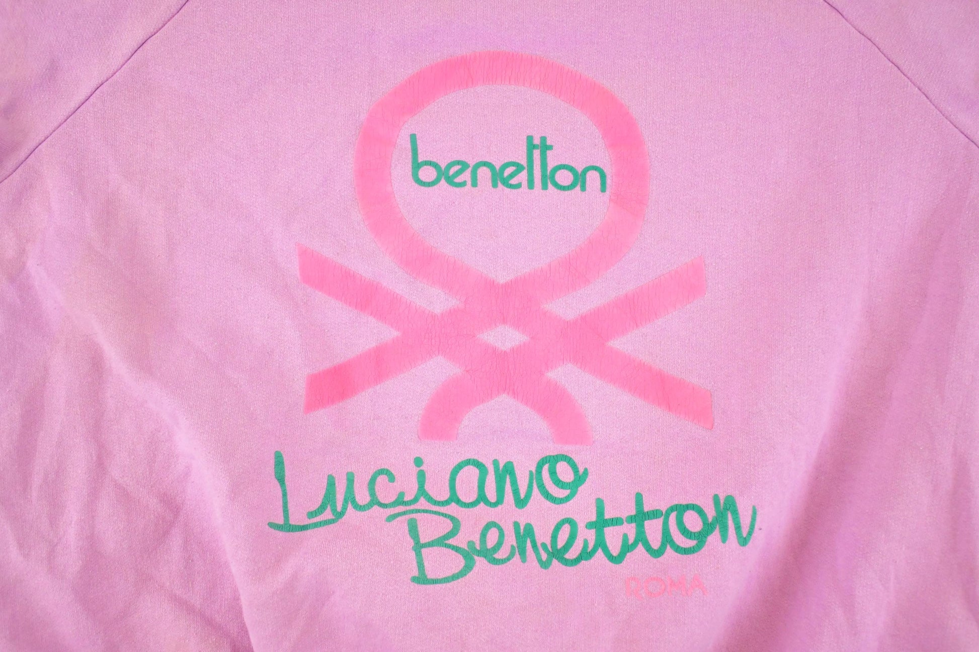 Vintage 1990s Luciano Benetton Souvenir Crewneck Sweatshirt Women's XL from propervintagecanada