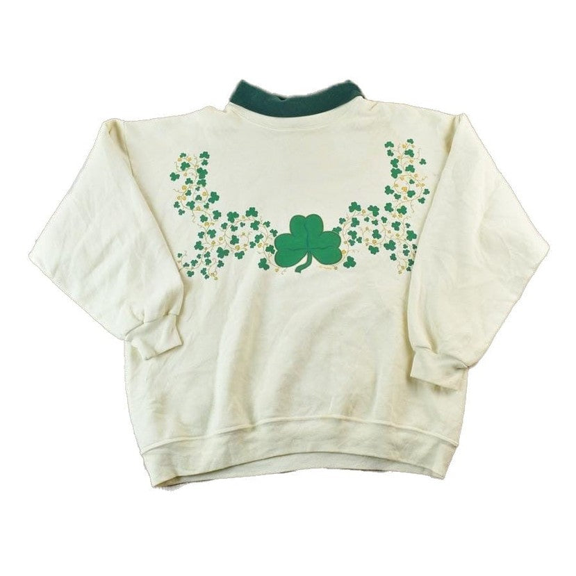 Vintage 1990s Lucky Clover Souvenir Crewneck Sweatshirt Men's XL from propervintagecanada