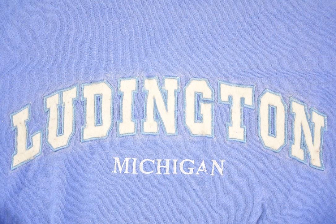 Vintage 1990s Ludington Michigan Souvenir Crewneck Sweatshirt Men's M from propervintagecanada