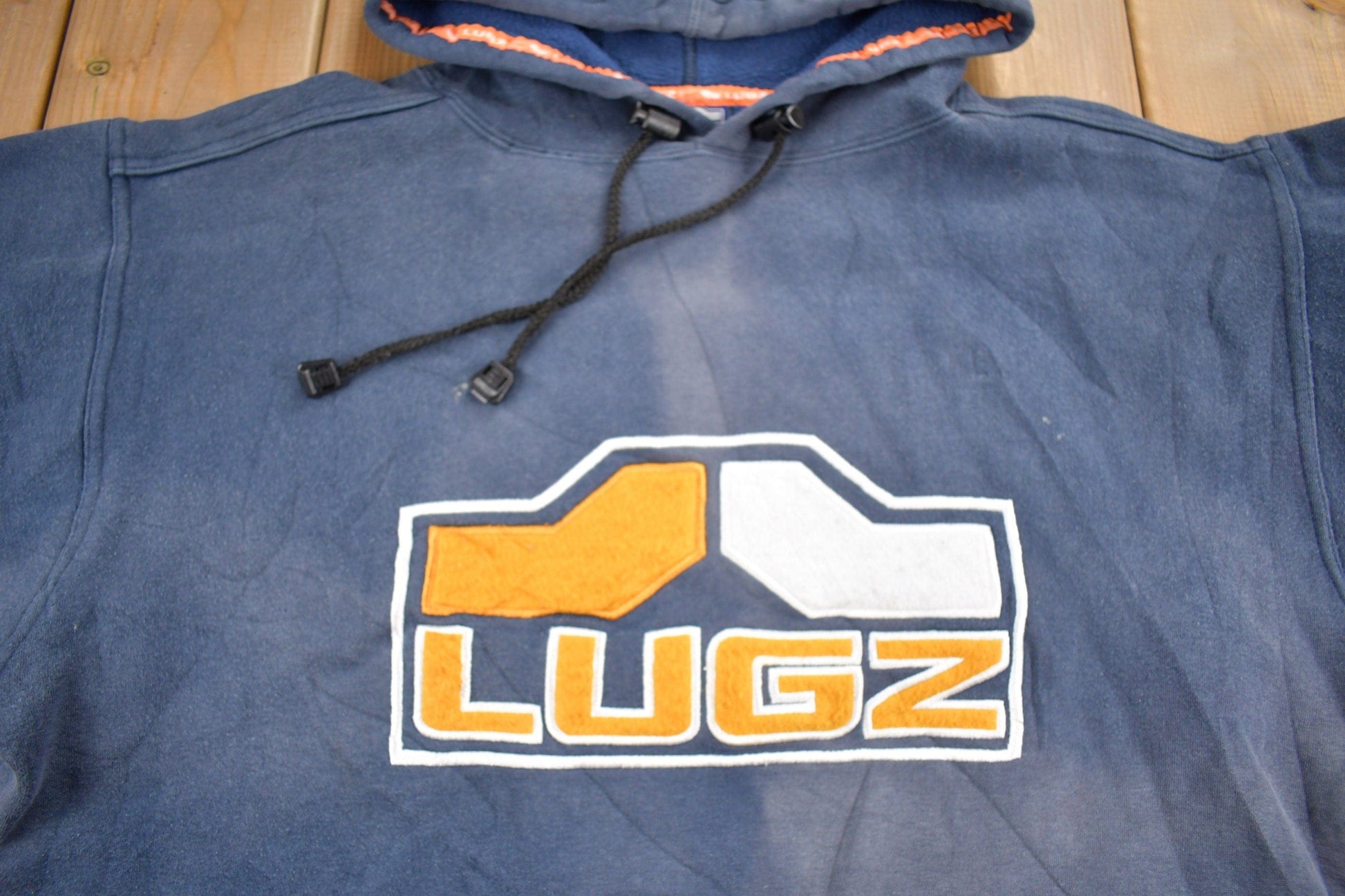 Vintage 1990s Lugz Heavy Weight Hoodie Men's Large from propervintagecanada