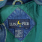 Vintage 1990s Luna Pier Denim Varsity Jacket Men's Large from propervintagecanada