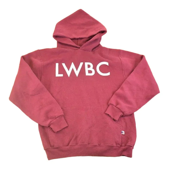 Vintage 1990s LWBC Russell Athletics Souvenir Hoodie Sweatshirt Mens S from propervintagecanada