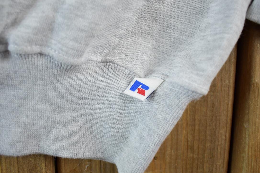 Vintage 1990s Lyle Johnson Construction Lok N Logs Souvenir Crewneck Sweatshirt Men's Large from propervintagecanada