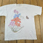 Vintage 1990s Lyndhurst Canada Floral Souvenir Single Stitch Graphic Print T-Shirt Men's XL from propervintagecanada