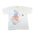 Vintage 1990s Lyndhurst Canada Floral Souvenir Single Stitch Graphic Print T-Shirt Men&