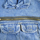 Vintage 1990s Machine Denim Jean Jacket Vest Men's Large from propervintagecanada