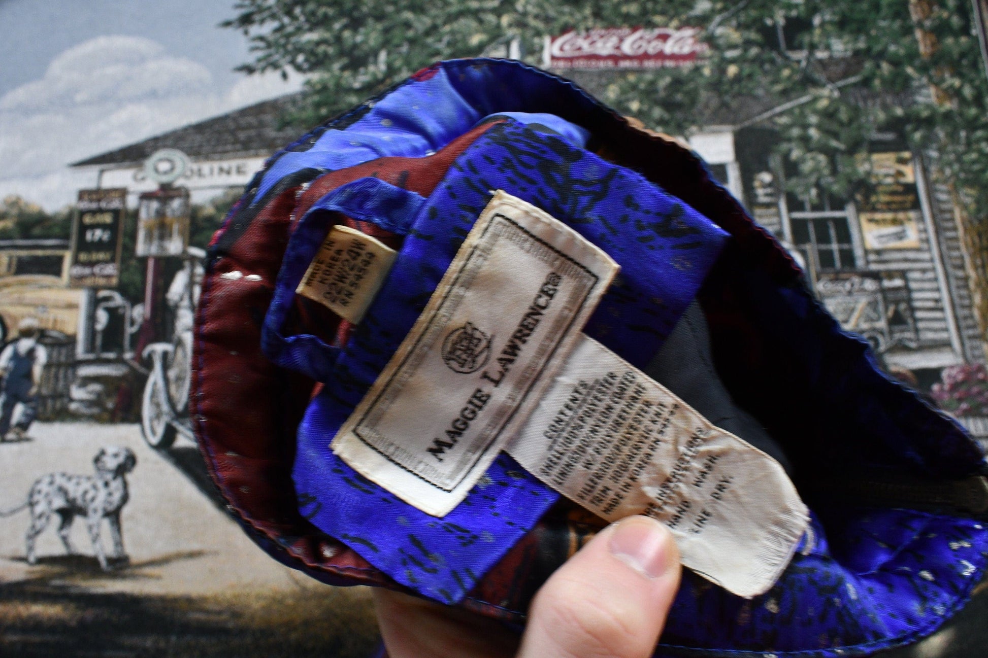 Vintage 1990s Maggie Lawrence All Over Print Full Zip Windbreaker Women's 2XL from propervintagecanada