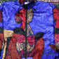 Vintage 1990s Maggie Lawrence All Over Print Full Zip Windbreaker Women's 2XL from propervintagecanada