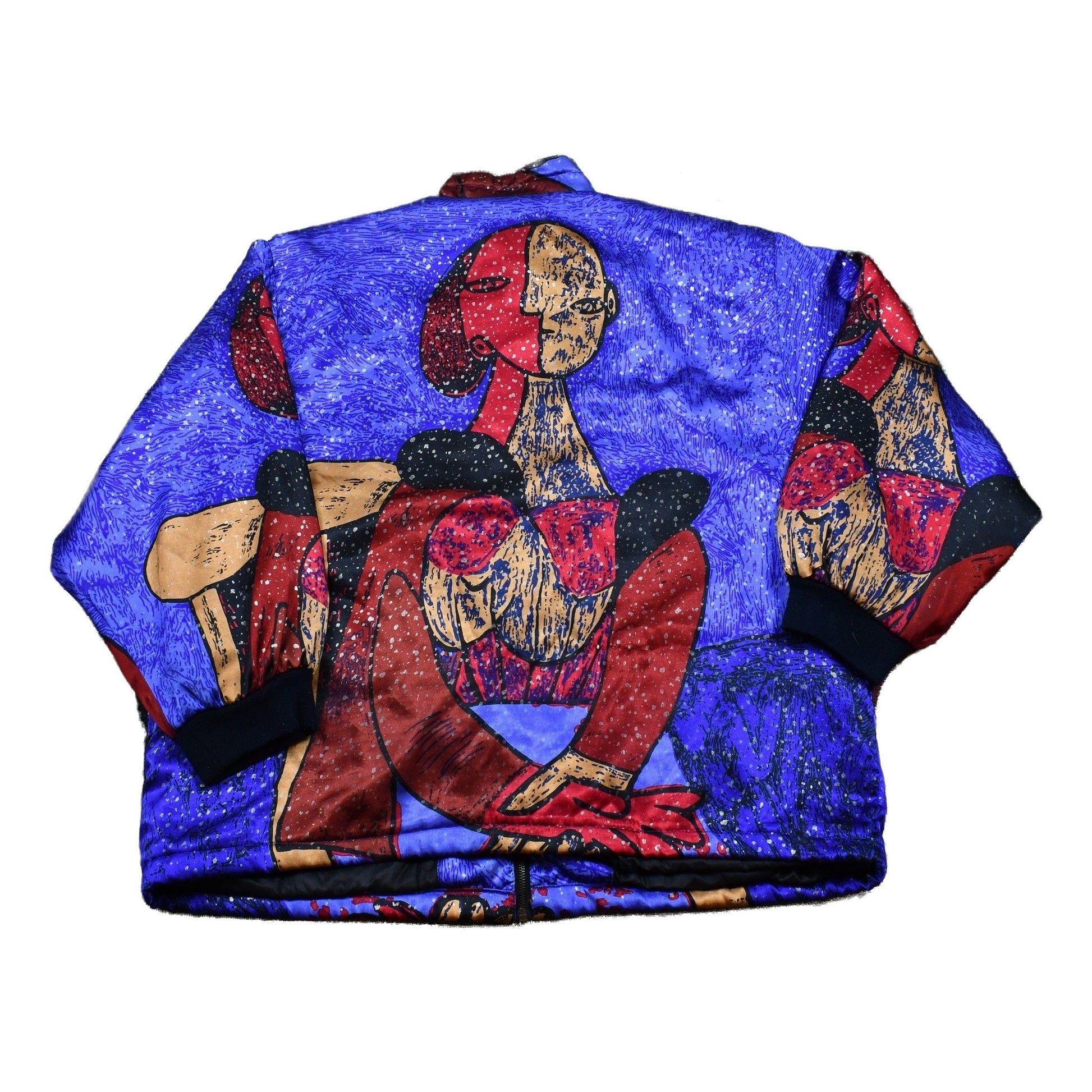 Vintage 1990s Maggie Lawrence All Over Print Full Zip Windbreaker Women's 2XL from propervintagecanada