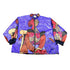 Vintage 1990s Maggie Lawrence All Over Print Full Zip Windbreaker Women&