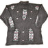 Vintage 1990s Maggie Lawrence Chunky Cable Knit Mock Neck Sweater Women&