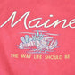 Vintage 1990s Maine The Way Life Should Be Crewneck Sweatshirt Mens S from propervintagecanada