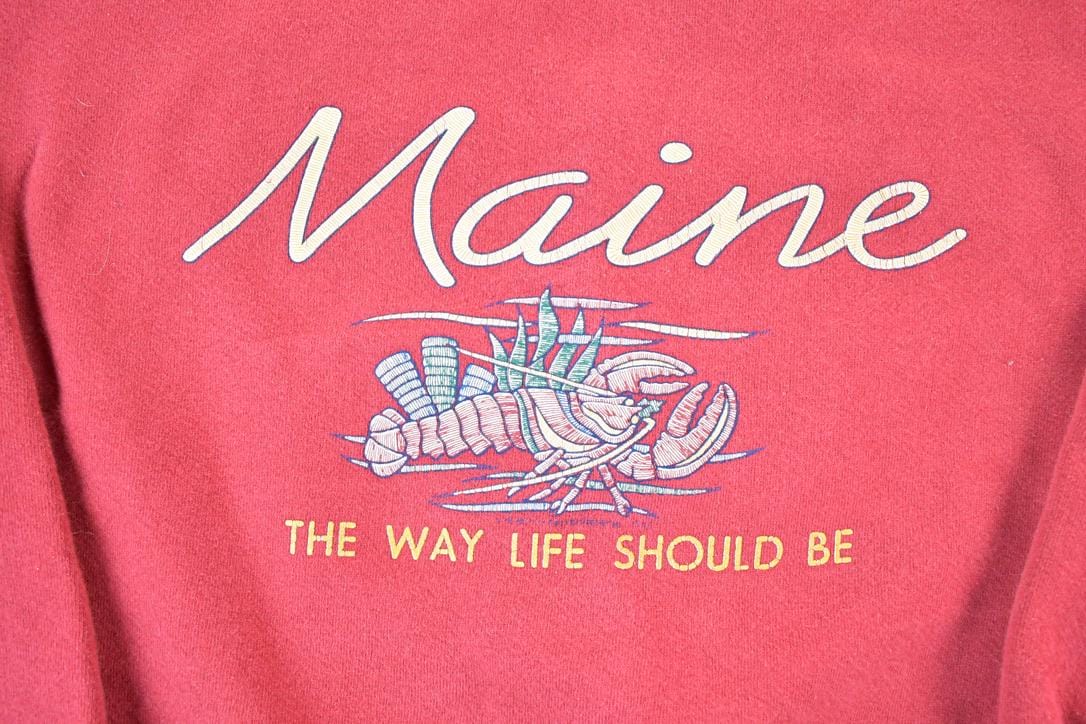 Vintage 1990s Maine The Way Life Should Be Crewneck Sweatshirt Mens S from propervintagecanada