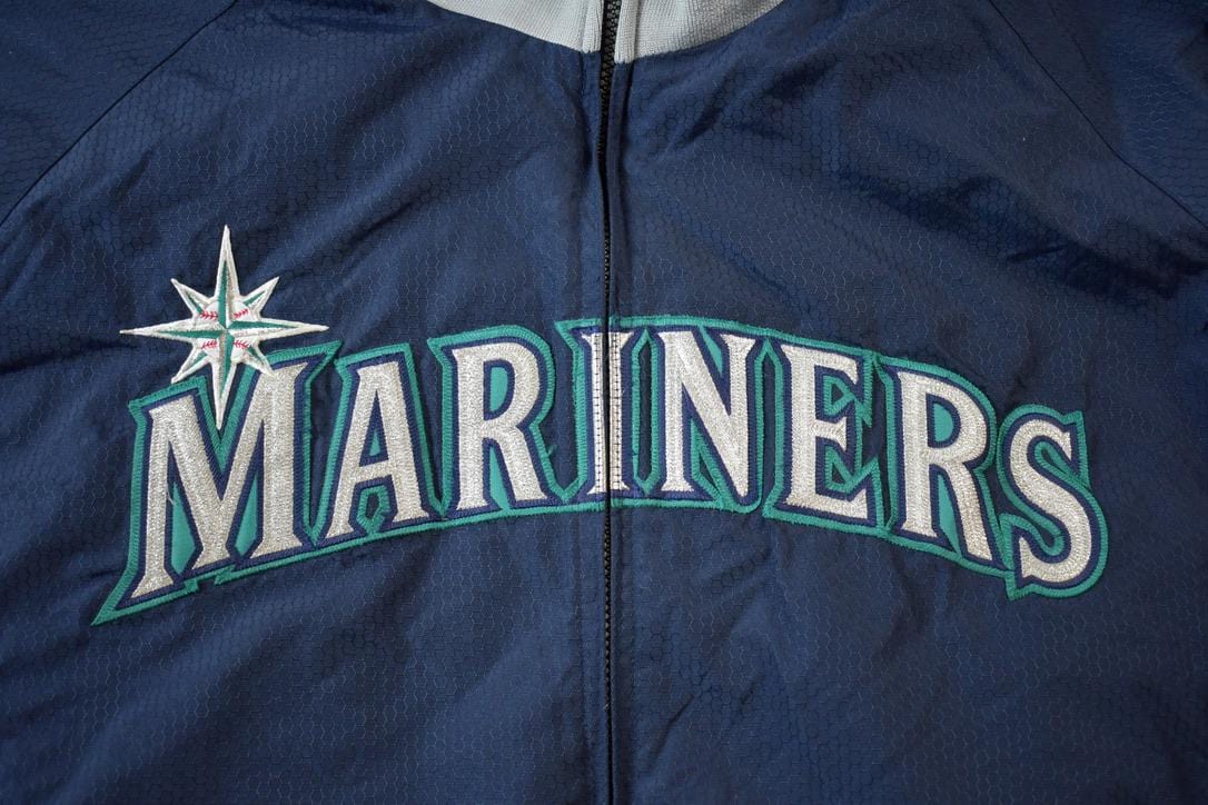 Vintage 1990s Majestic Seattle Mariners MLB Baseball Jacket Men's 2XL from propervintagecanada