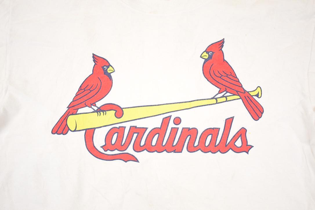 Vintage 1990s Majestic St Louis Cardinals MLB Souvenir Baseball T-Shirt Men's M from propervintagecanada