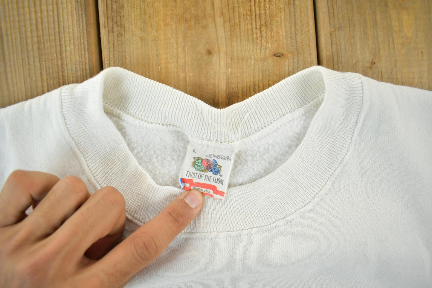 Vintage 1990s Making A Point Crewneck Sweatshirt Men's Small from propervintagecanada