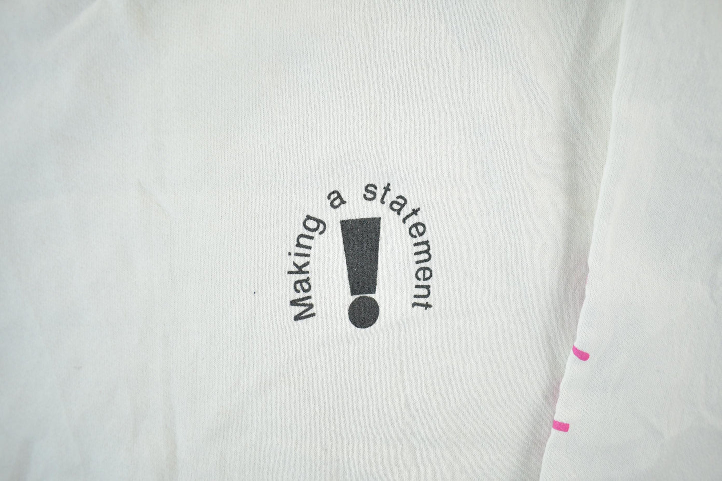 Vintage 1990s Making A Point Crewneck Sweatshirt Men's Small from propervintagecanada