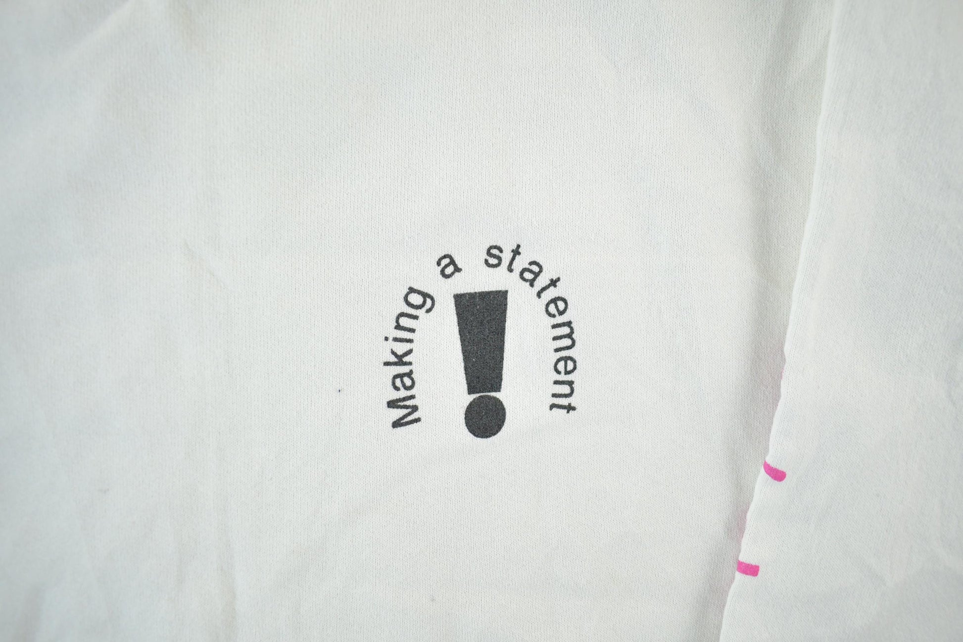 Vintage 1990s Making A Point Crewneck Sweatshirt Men's Small from propervintagecanada