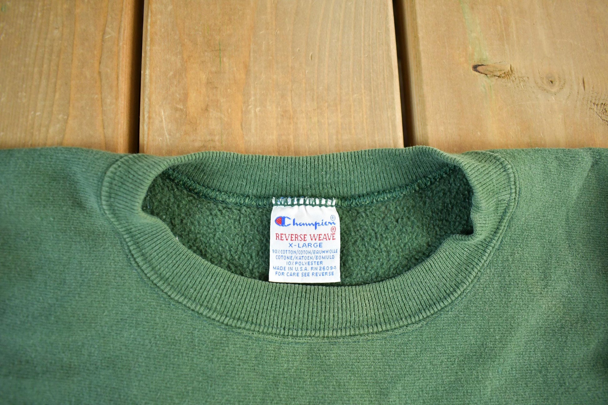 Vintage 1990s Mankato State University Champion Reverse Weave Warmup Crewneck Sweatshirt Men's XL from propervintagecanada