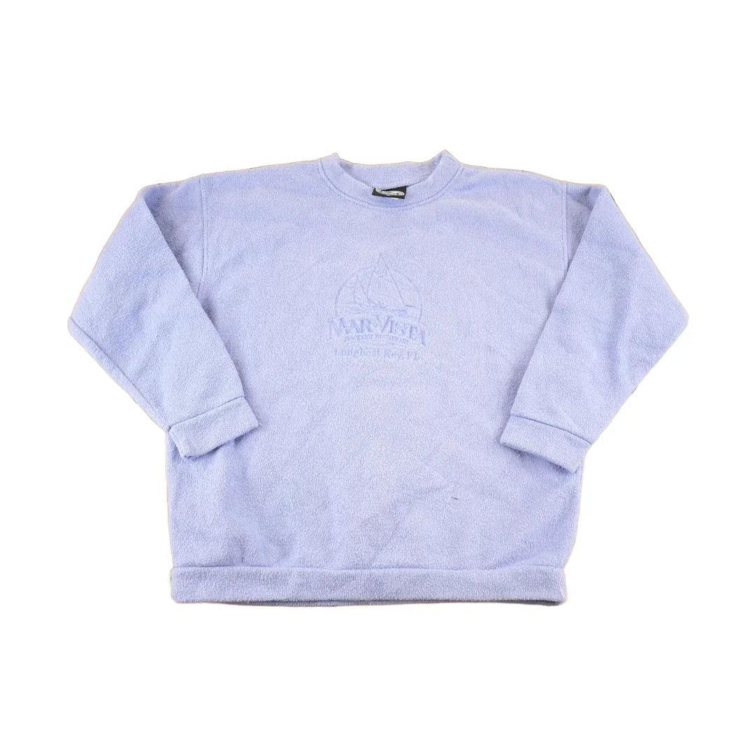 Vintage 1990s Mar Vista Dockside Restaurant Souvenir Crewneck Sweatshirt Men's L from propervintagecanada