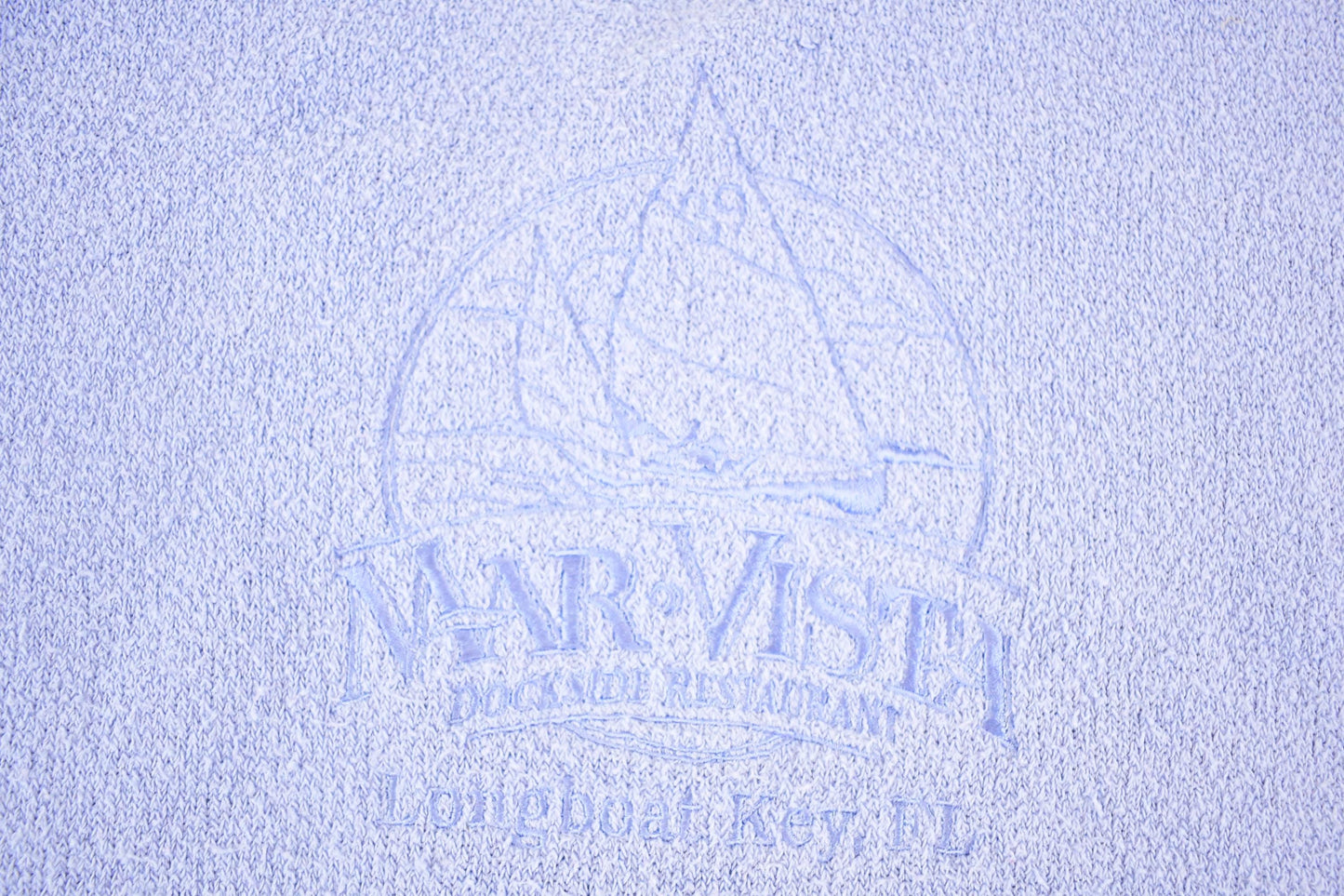 Vintage 1990s Mar Vista Dockside Restaurant Souvenir Crewneck Sweatshirt Men's L from propervintagecanada