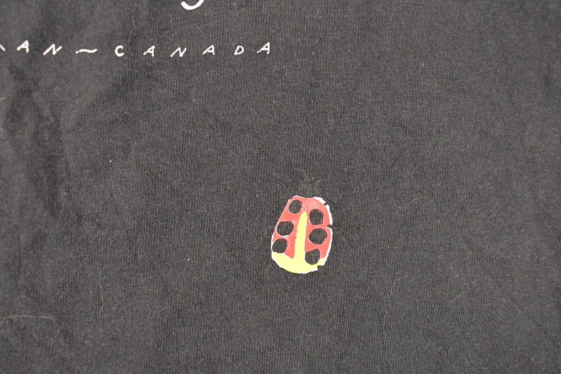 Vintage 1990s Marci Lipman Ladybug Souvenir Cartoon T-Shirt Women's S from propervintagecanada