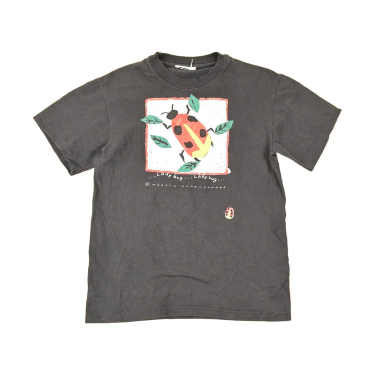 Vintage 1990s Marci Lipman Ladybug Souvenir Cartoon T-Shirt Women's S from propervintagecanada