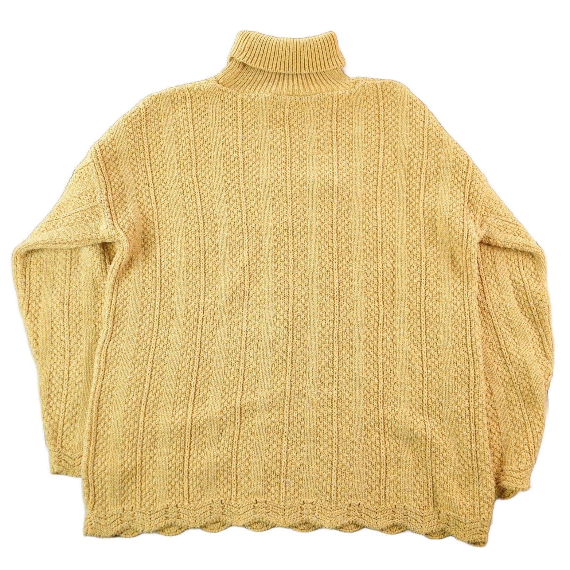 Vintage 1990s Marie Claire Knit Turtleneck Sweater Women's Large from propervintagecanada