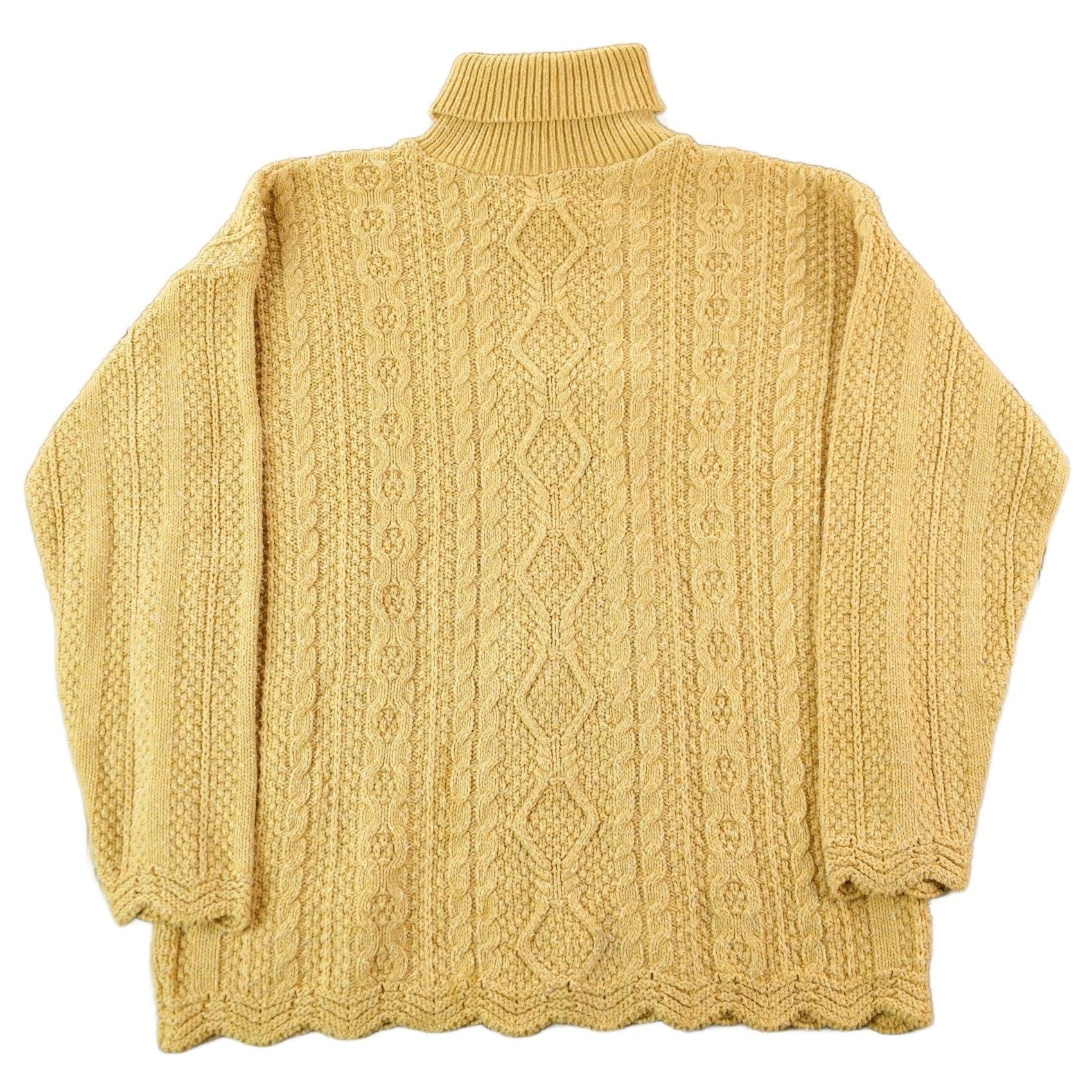 Vintage 1990s Marie Claire Knit Turtleneck Sweater Women's Large from propervintagecanada