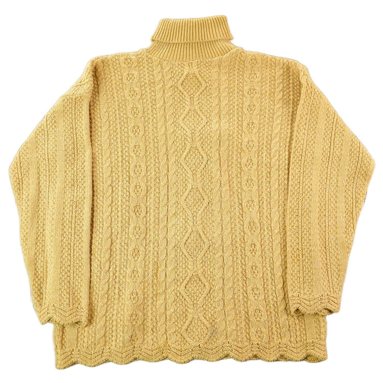 Vintage 1990s Marie Claire Knit Turtleneck Sweater Women's Large from propervintagecanada