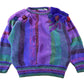 Vintage 1990s Mariea Kim Knit Abstract Pattern Crewneck Sweater Women's Medium from propervintagecanada