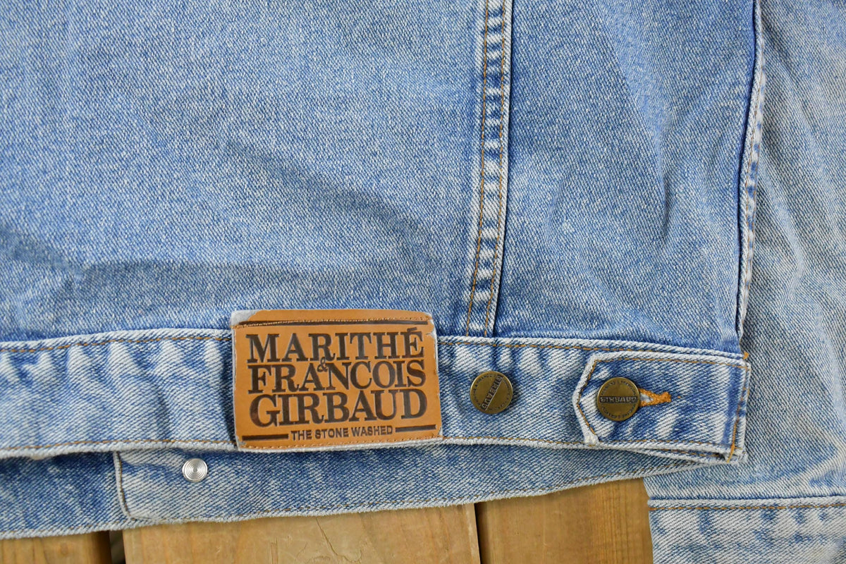 Vintage 1990s Marithe François Girbaud Denim Jacket Men's Small from propervintagecanada