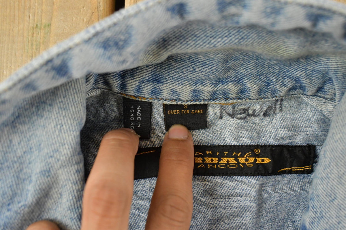Vintage 1990s Marithe François Girbaud Denim Jacket Men's Small from propervintagecanada